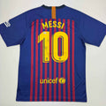 Autographed/Signed Lionel Leo Messi FC Barcelona Soccer Jersey Beckett BAS COA