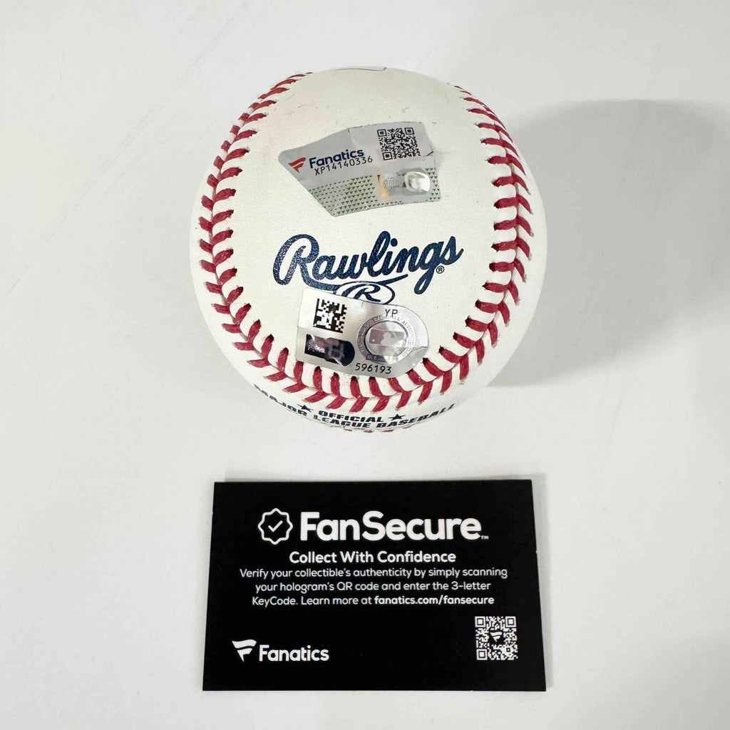 Autographed/Signed Jackson Holliday Rawlings Official Major League Baseball ROML Fanatics COA