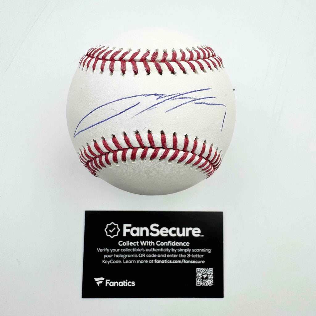 Autographed/Signed Jackson Holliday Rawlings Official Major League Baseball ROML Fanatics COA