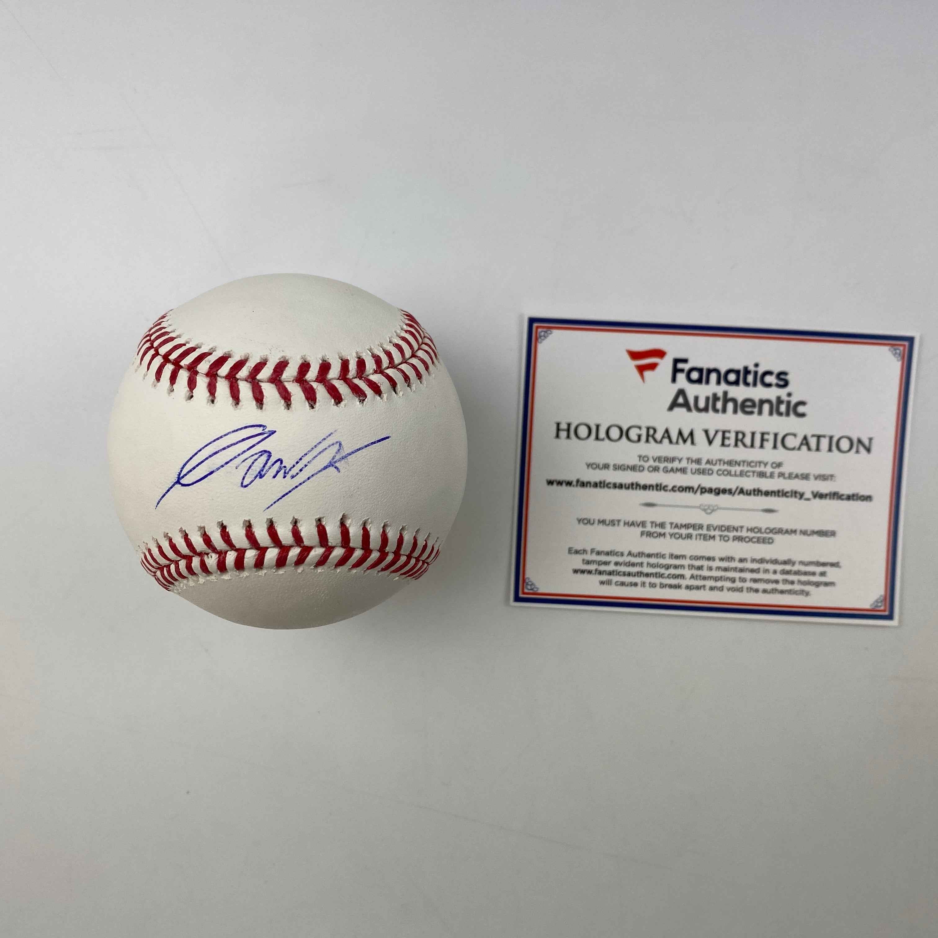 Autographed/Signed Gavin Lux Rawlings Official Major League Baseball ROML Fanatics COA