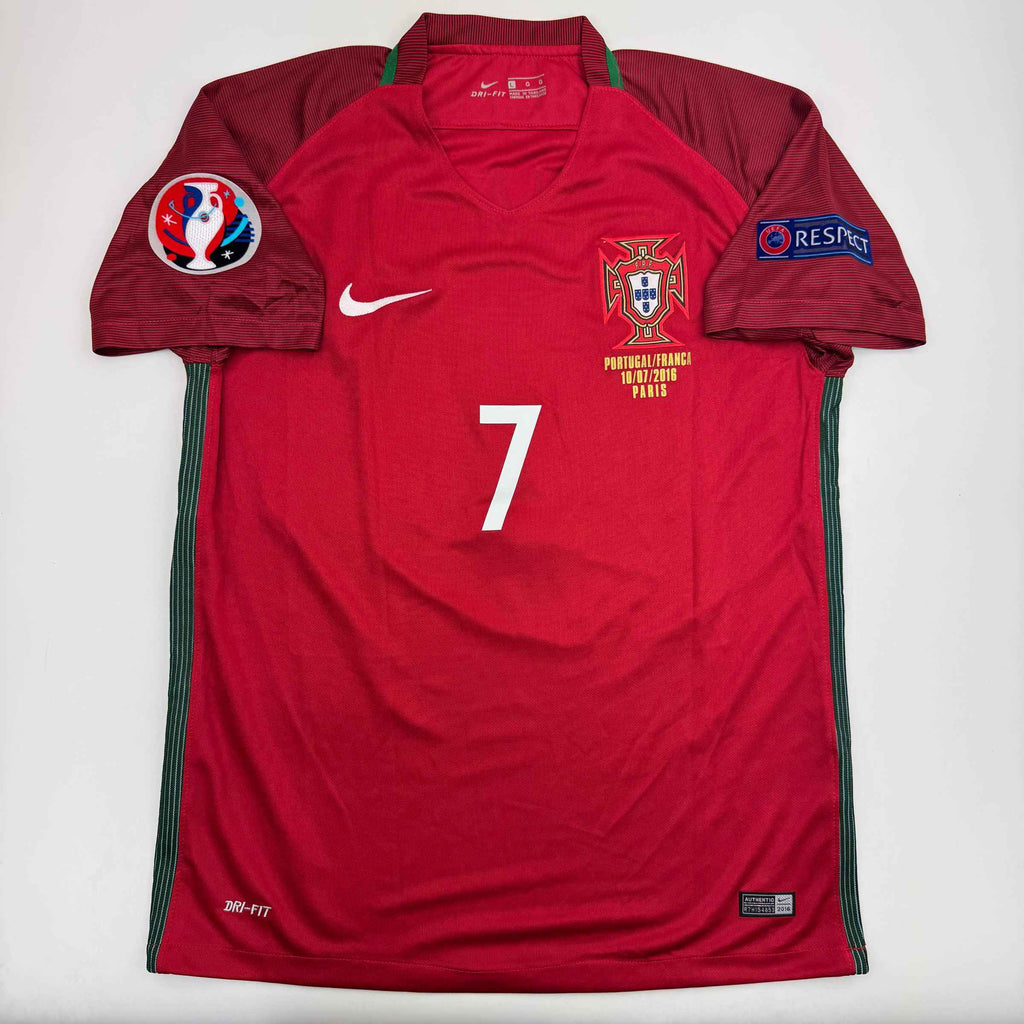 Autographed/Signed Cristiano Ronaldo Portugal Red World Cup Soccer Futbol Jersey Beckett BAS COA