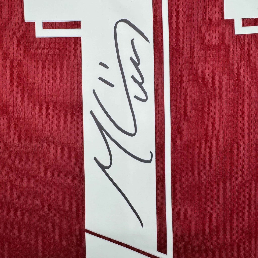 Autographed/Signed Mohamed Salah Liverpool Red Soccer Jersey Beckett BAS COA