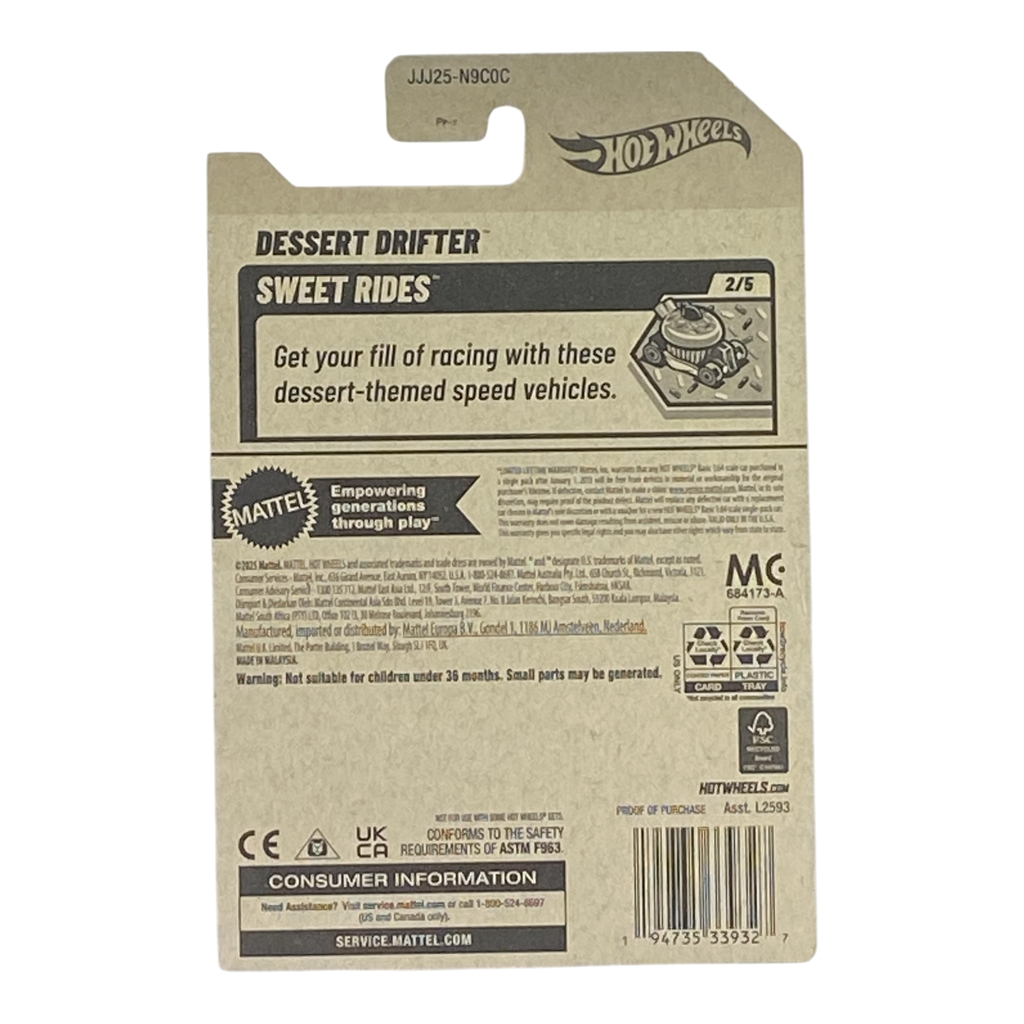 Hot Wheels Dessert Drifter - Sweet Rides Series 2/5