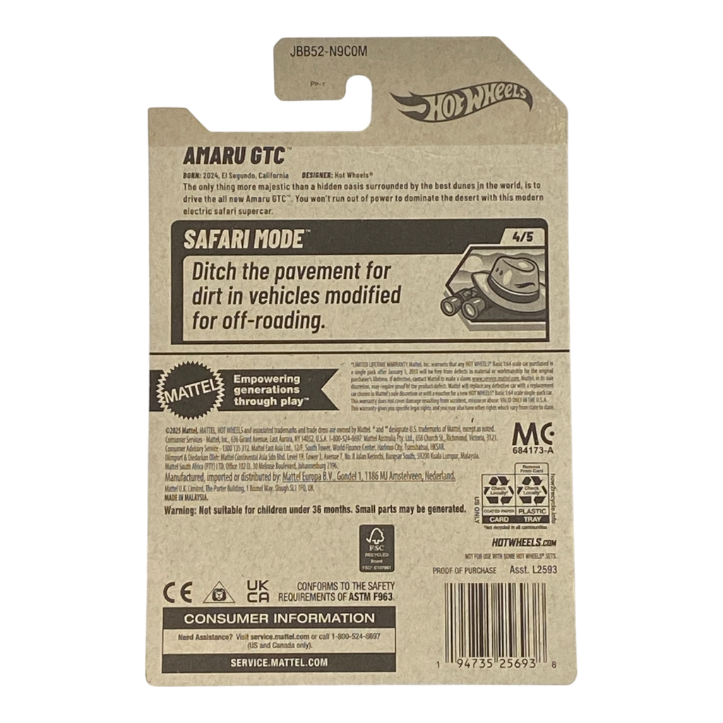 Hot Wheels Amaru GTC Safari Mode 4/5 | Die-Cast
