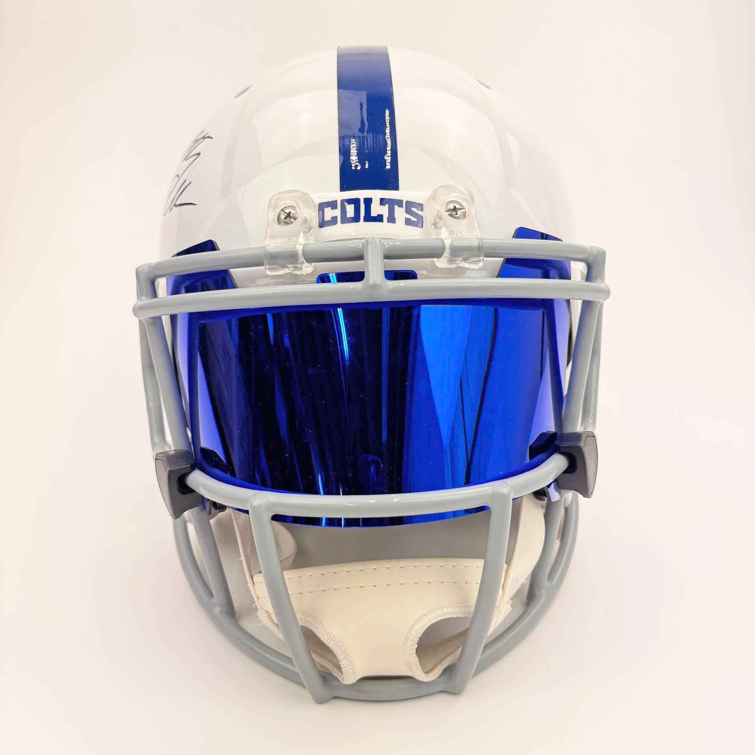 Autographed/Signed Anthony Richardson Indianapolis Colts Full Size Football Helmet FS F/S Fanatics COA