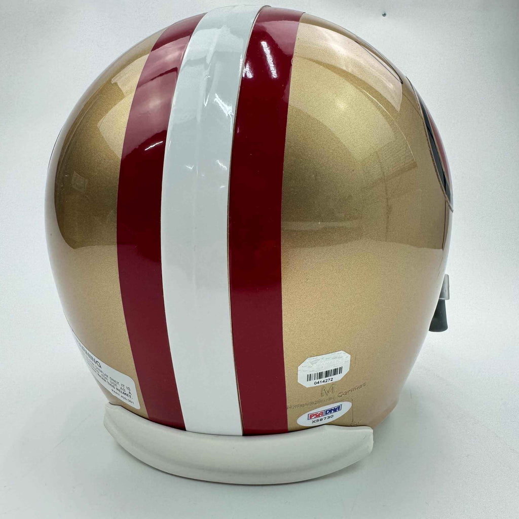 Autographed/Signed Colin Kaepernick San Francisco 49ers Full Size FS F/S Replica Football Helmet Fanatics COA