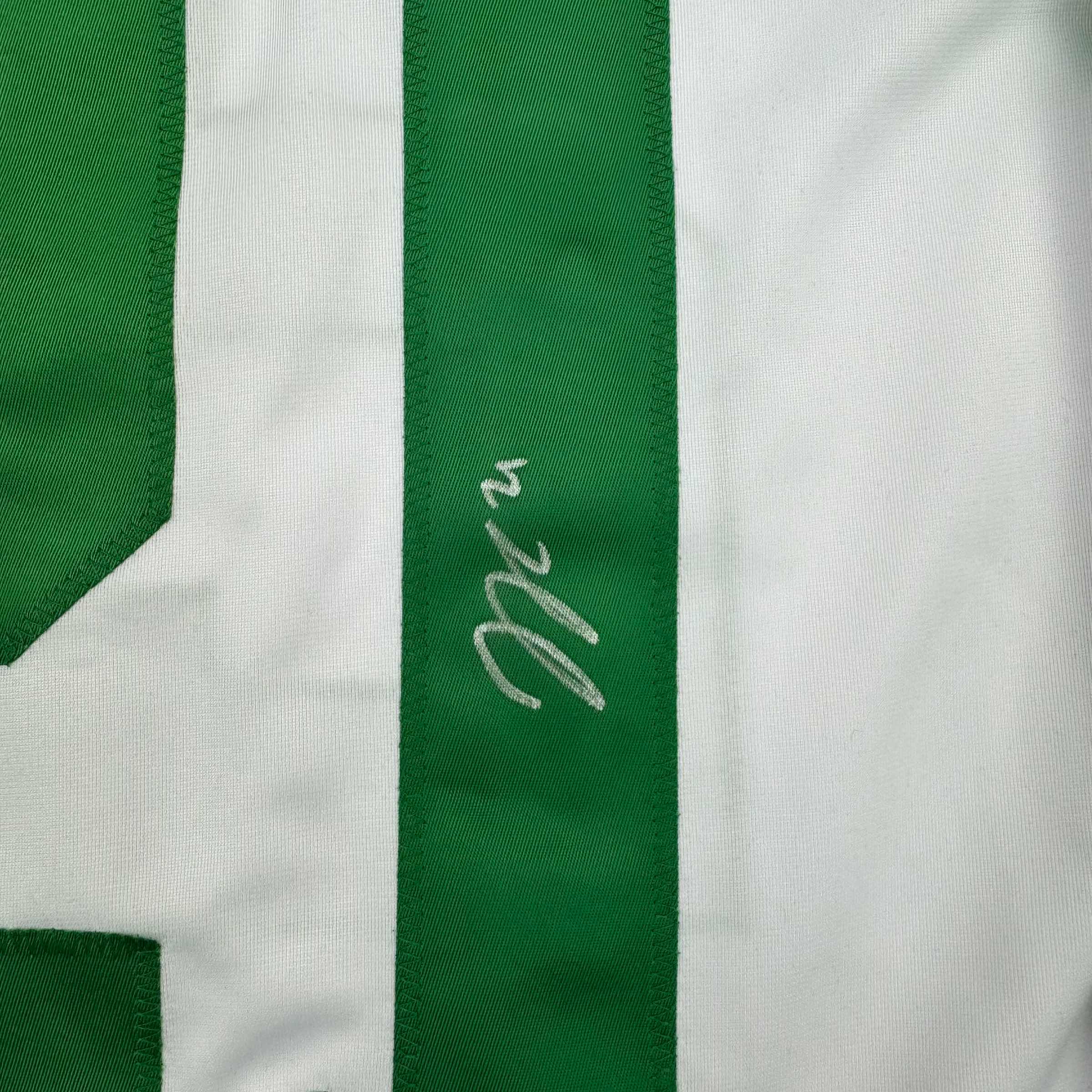 Autographed/Signed Jason Robertson Dallas White Hockey Jersey JSA COA