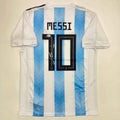 Autographed/Signed Lionel Leo Messi Argentina Blue/White Soccer Jersey Beckett BAS COA