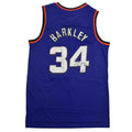 Autographed/Signed Charles Barkley Phoenix Purple Basketball Jersey Beckett BAS COA