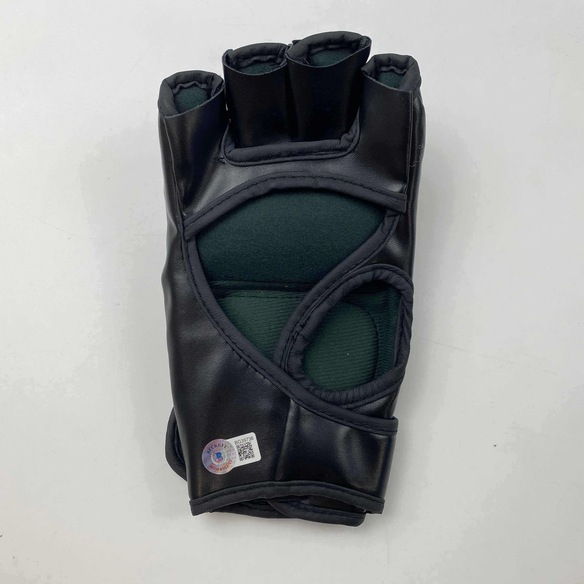 Autographed/Signed Stipe Miocic UFC MMA Black Fighting Glove Beckett BAS COA
