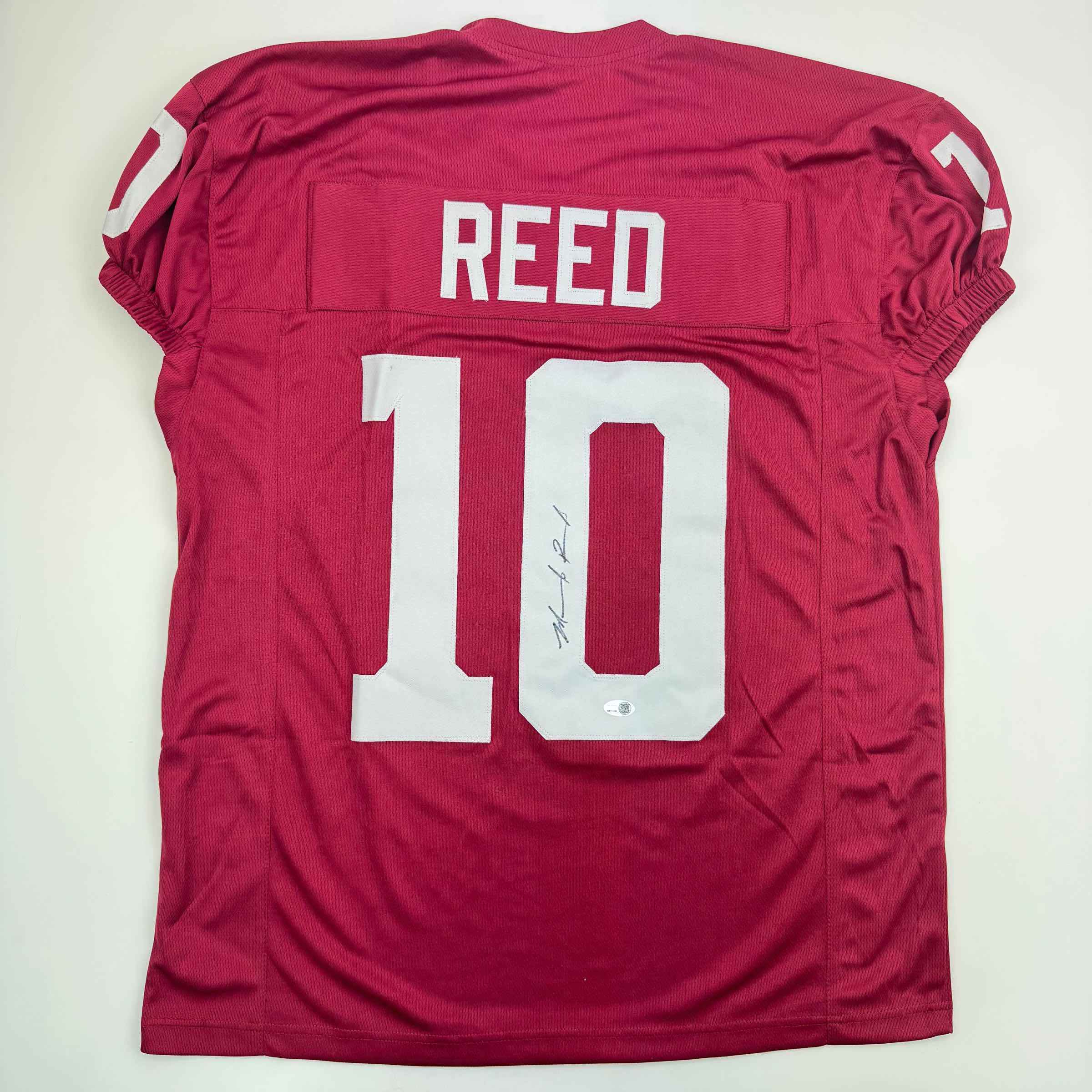 Autographed/Signed Marcel Reed Texas A&M Maroon College Football Jersey JSA COA