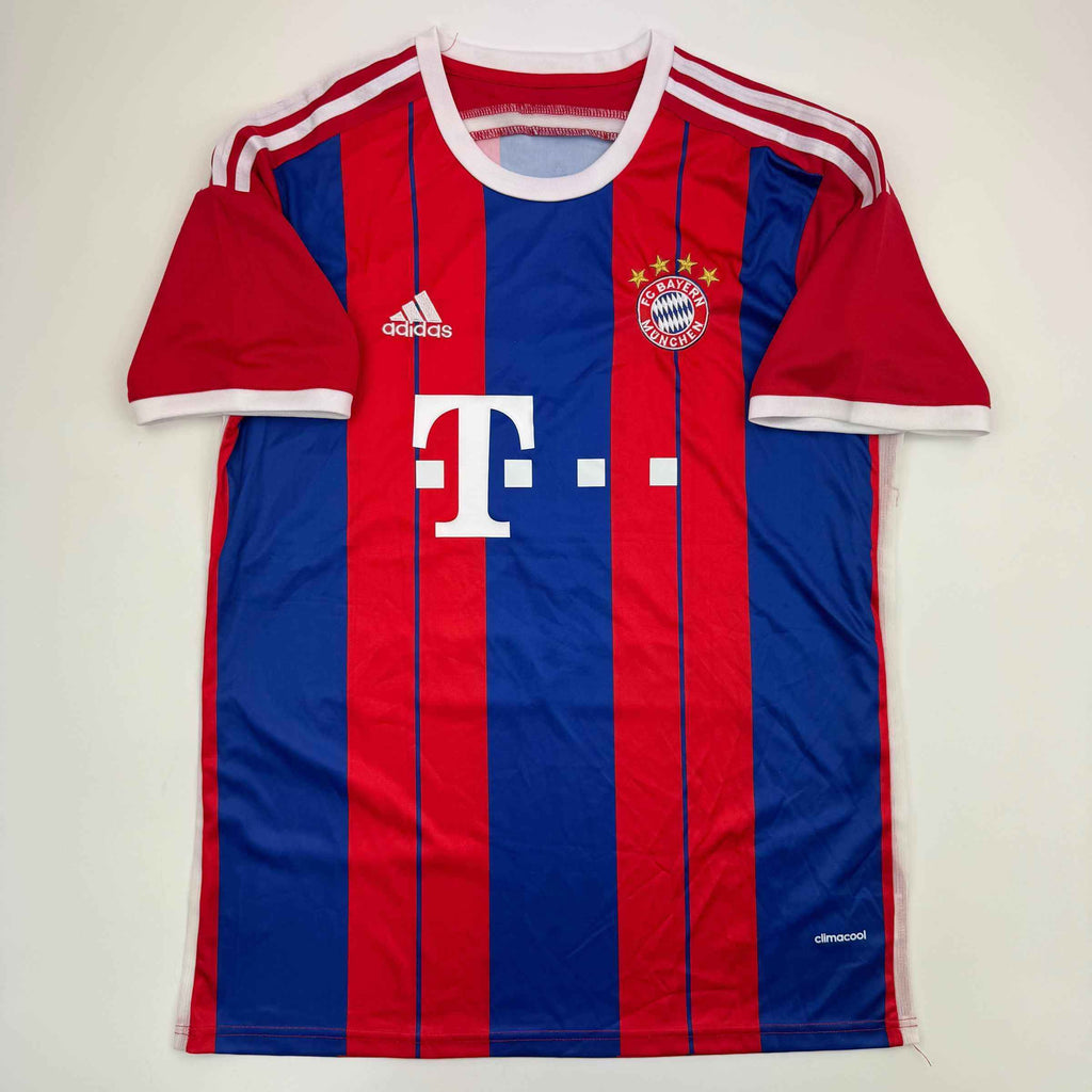 Autographed/Signed Robert Lewandowski FC Bayern Munich Red Soccer Futbol Jersey Beckett BAS COA