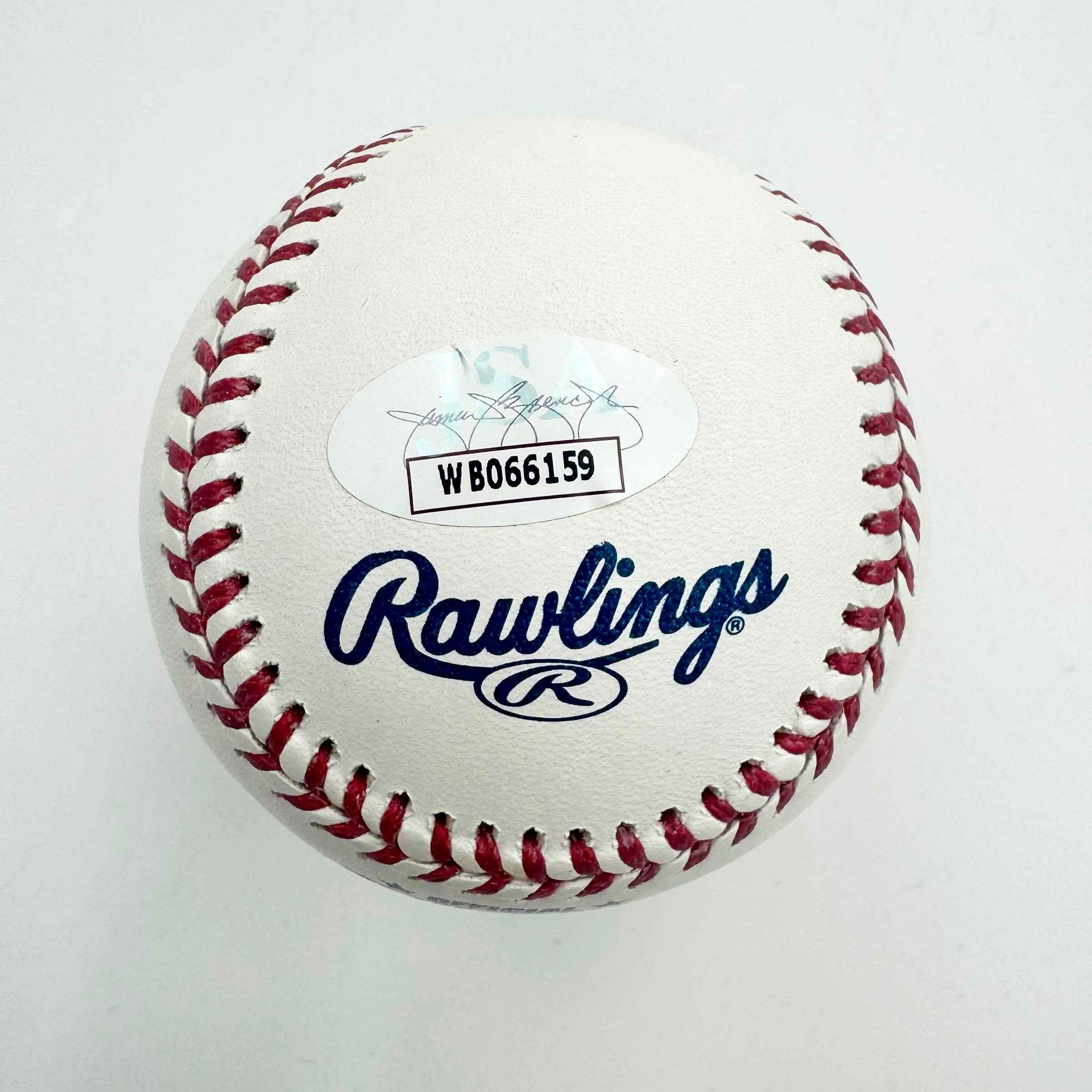Autographed/Signed Rafael Devers Rawlings Official Major League ROML Baseball JSA COA