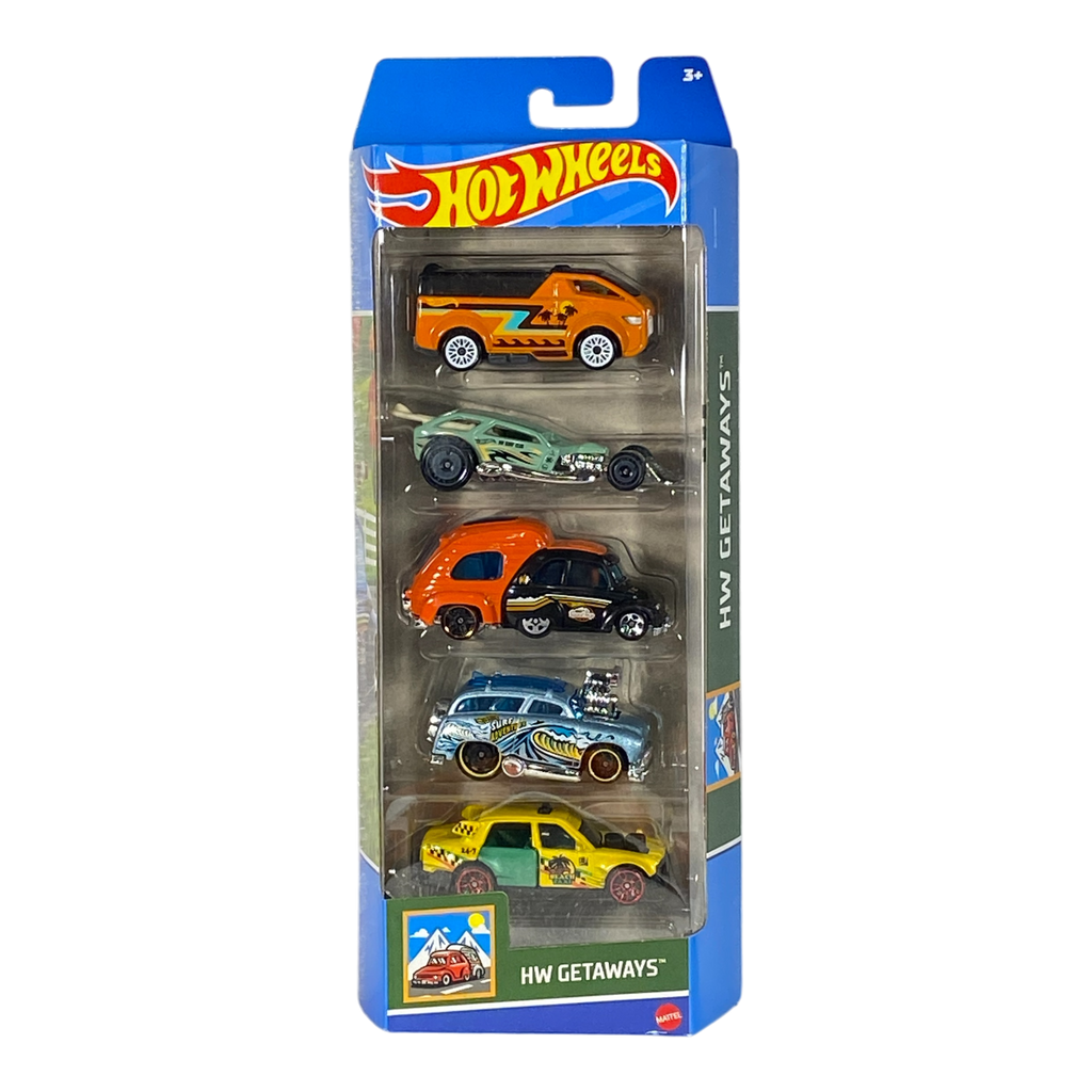 Hot Wheels HW Getaways 5 Pack