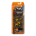 Matchbox MBX Construction 5 Pack Die-Cast Vehicle Set