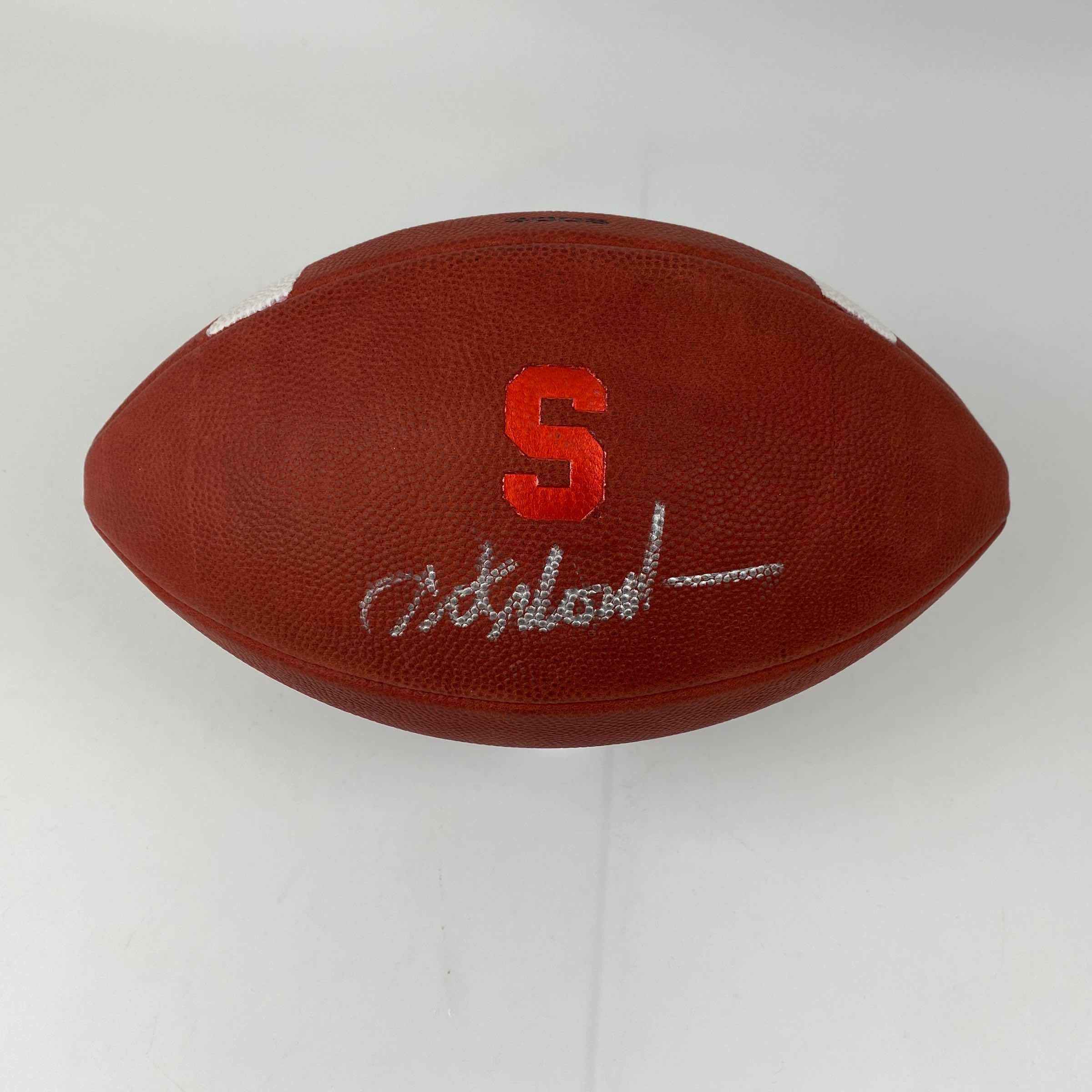 Autographed/Signed Art Monk Syracuse Orange Full Size FS F/S College Football JSA COA