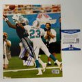 Autographed/Signed Tim Brown Las Vegas Oakland Raiders 8x10 Football Photo Beckett BAS COA #2