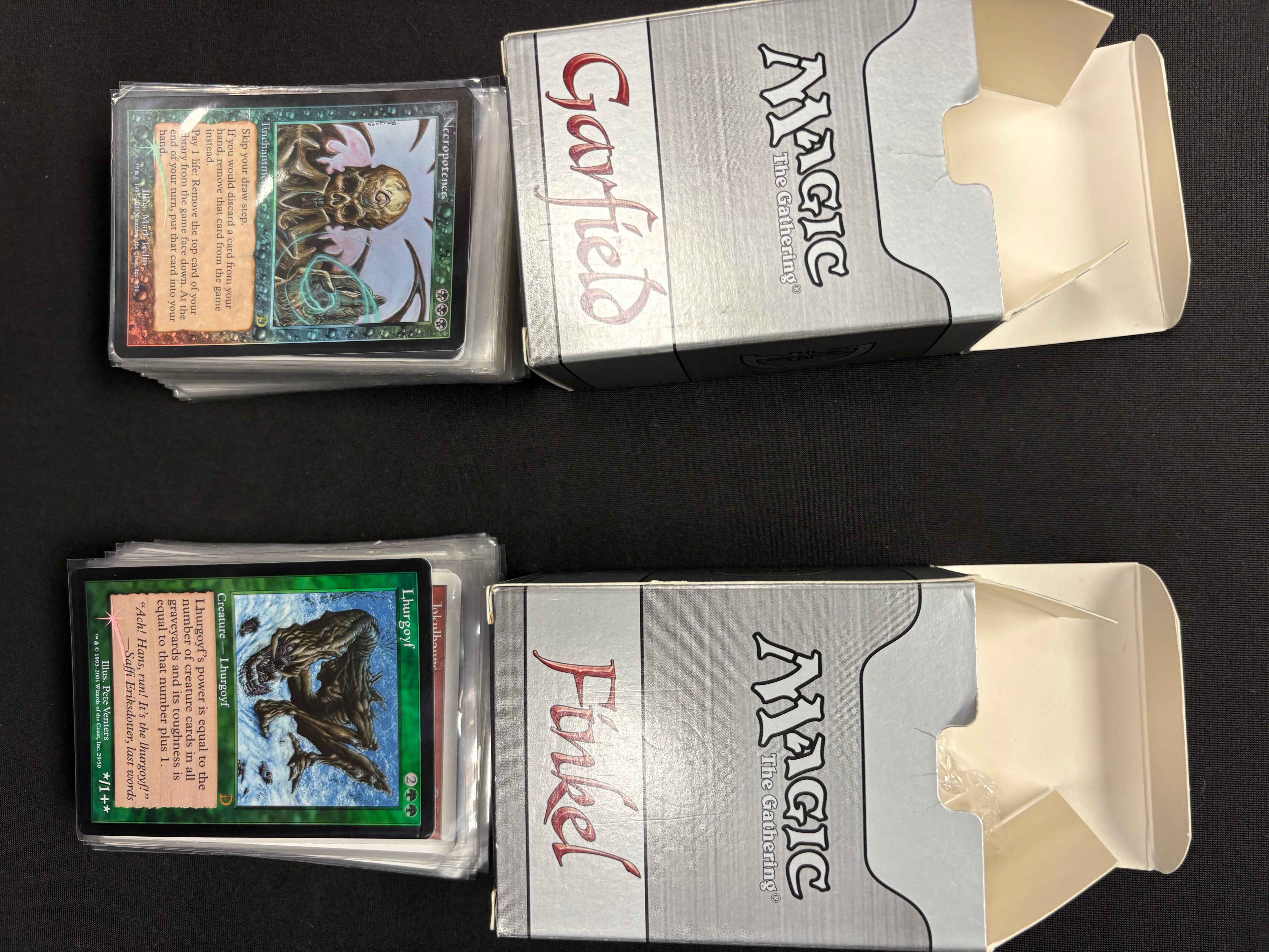 Deckmasters: Garfield vs. Finkel — opened, complete decks only