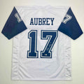 Autographed/Signed Brandon Aubrey Dallas Color Rush Football Jersey Beckett BAS COA