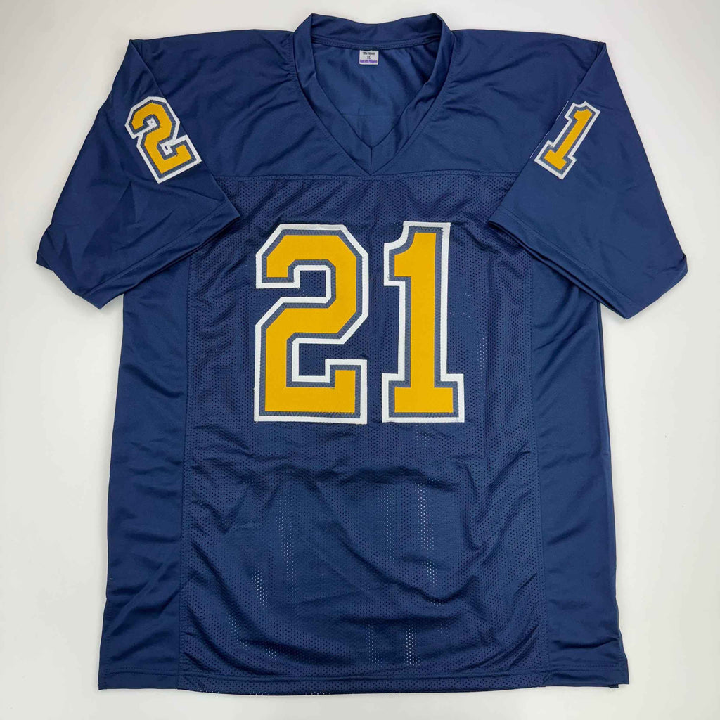 Autographed/Signed LaDainian Tomlinson San Diego Blue Color Rush Football Jersey Beckett BAS COA