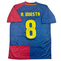 Autographed/Signed Andres Iniesta FC Barcelona Soccer Jersey Beckett BAS COA