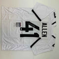 Autographed/Signed Josh Allen Jacksonville White Football Jersey JSA COA