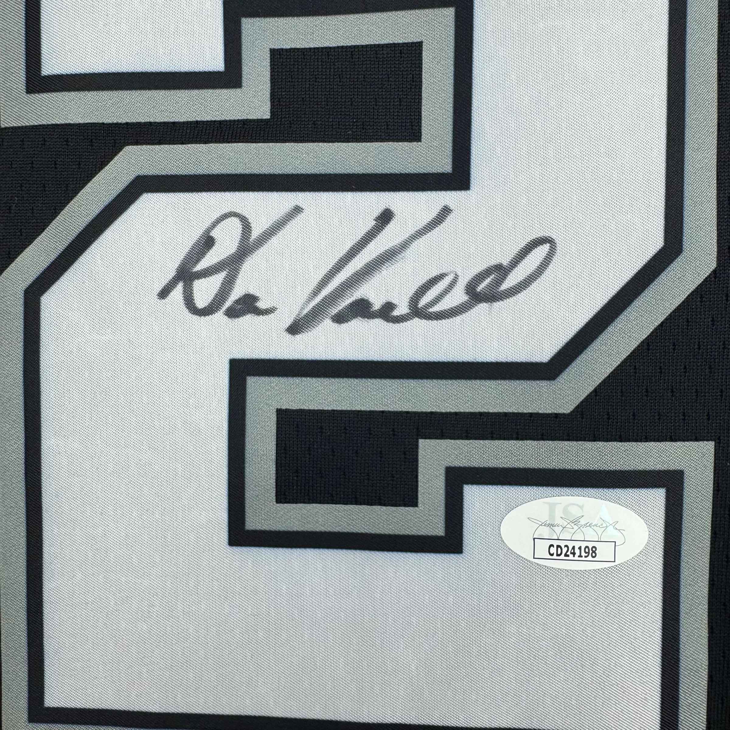 Autographed/Signed Devin Vassell San Antonio Black Basketball Jersey JSA COA