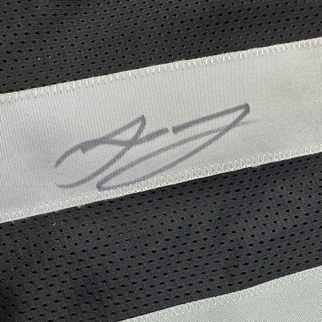 Autographed/Signed Jakobi Meyers Las Vegas Oakland Black Football Jersey Beckett BAS COA