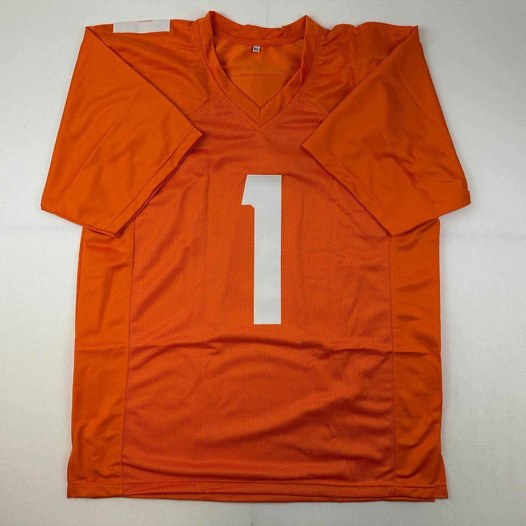 Autographed/Signed Jason Witten Tennessee Orange College Football Jersey Beckett BAS COA