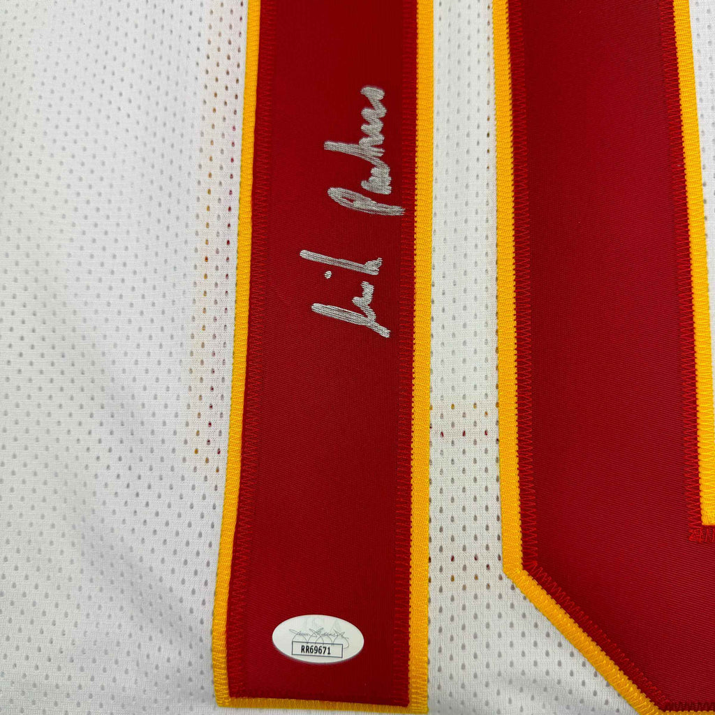 Autographed/Signed Isiah Pacheco Kansas City White Football Jersey JSA COA