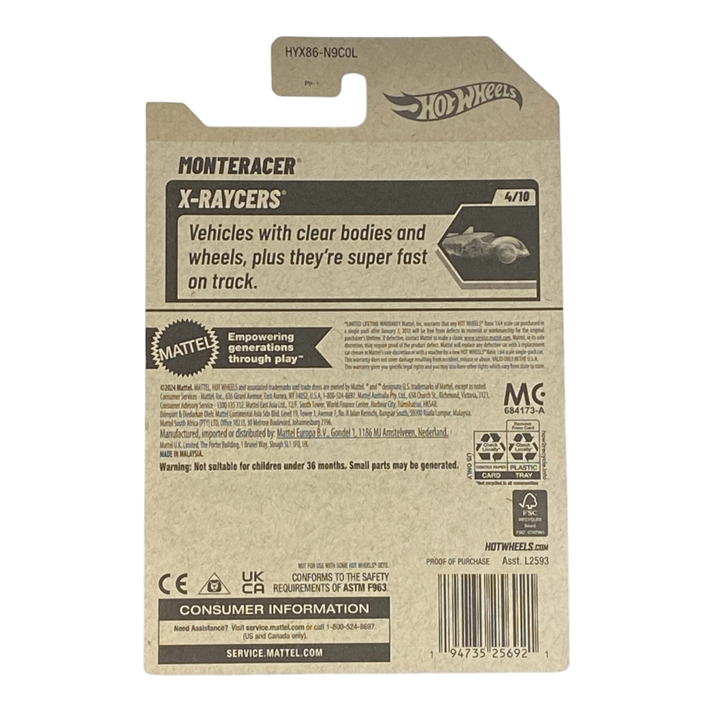 Hot Wheels Monteracer - X-Raycers Series 4/10