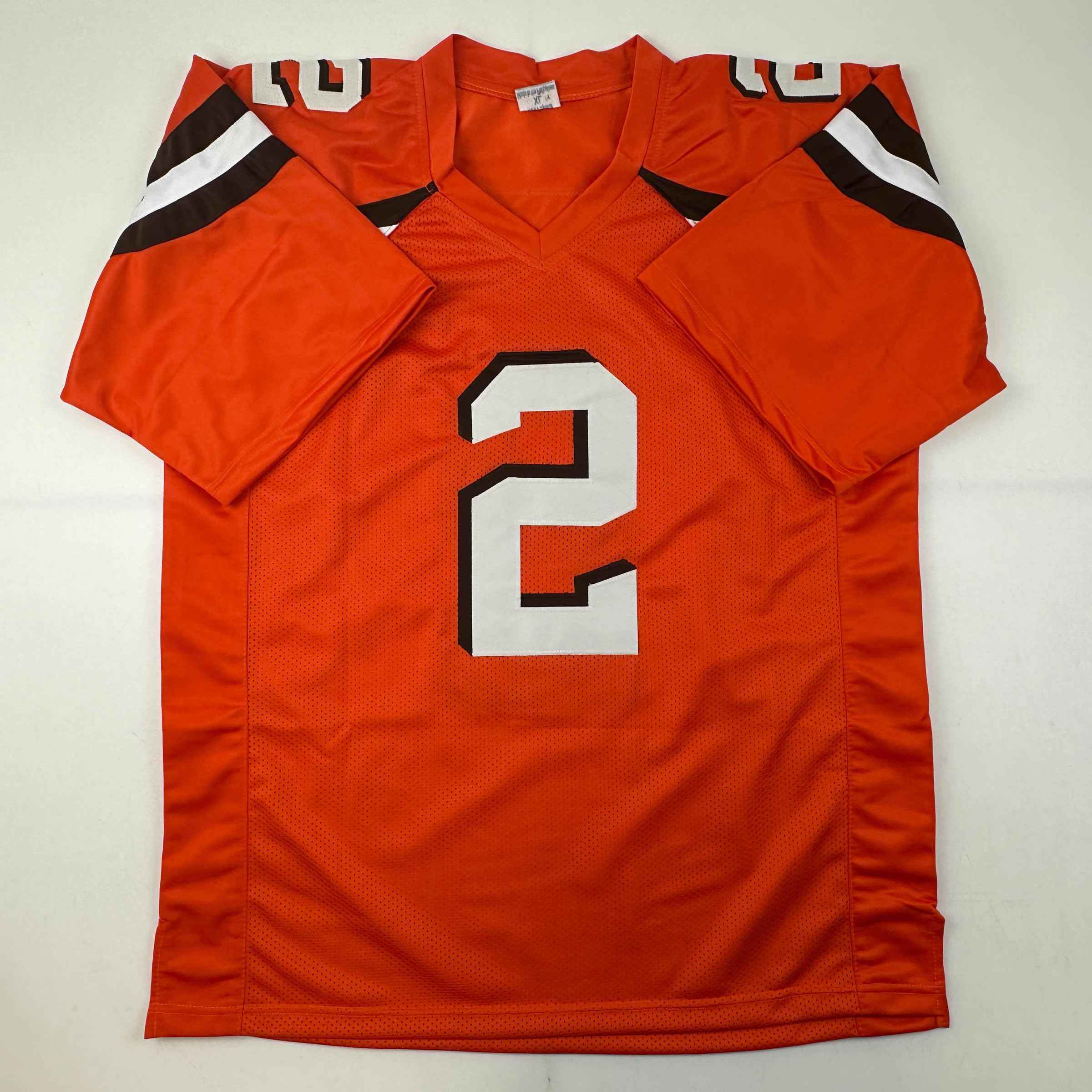 Autographed/Signed Amari Cooper Cleveland Orange Football Jersey JSA COA