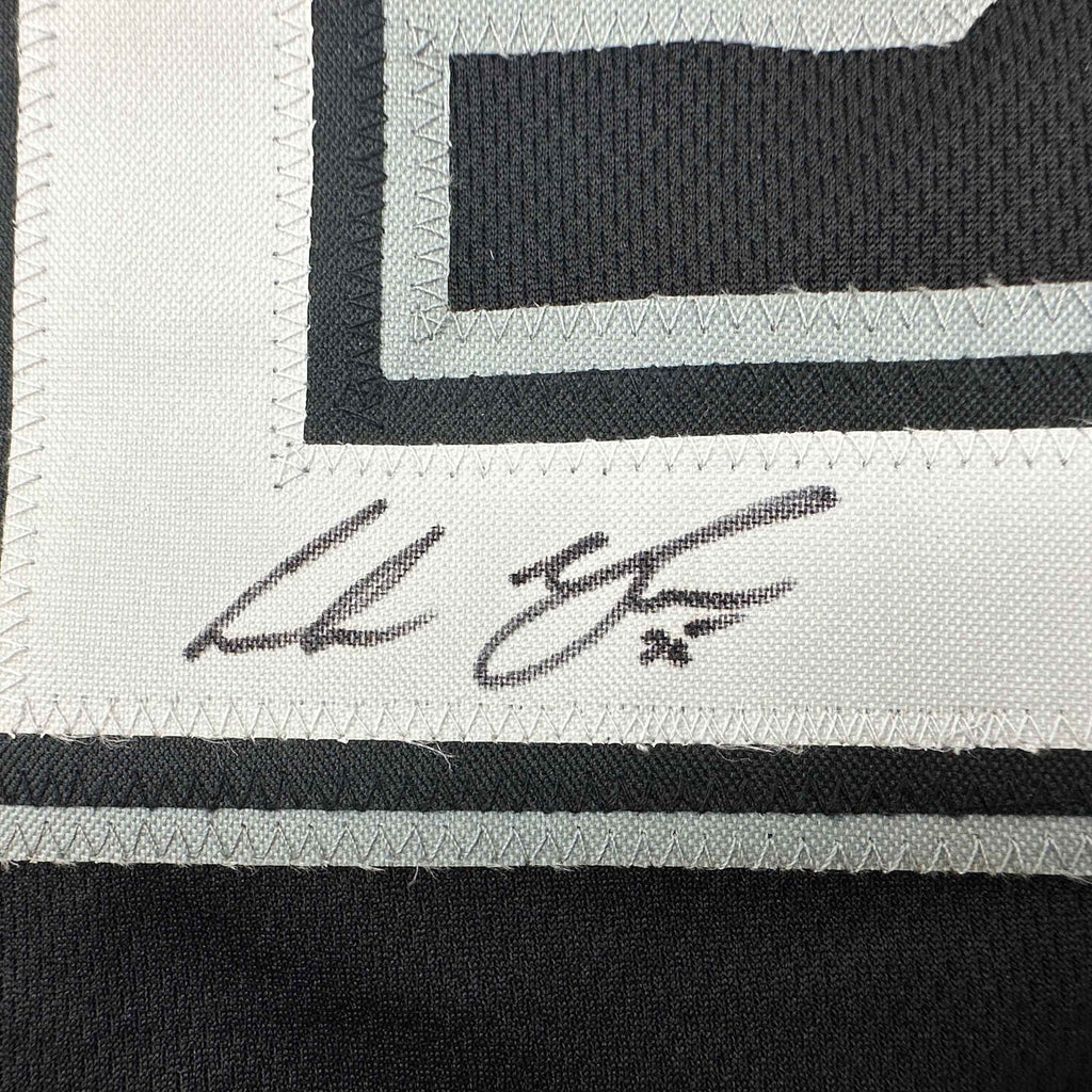 Autographed/Signed Andrew Vaughn Chicago Black Baseball Jersey Beckett BAS COA