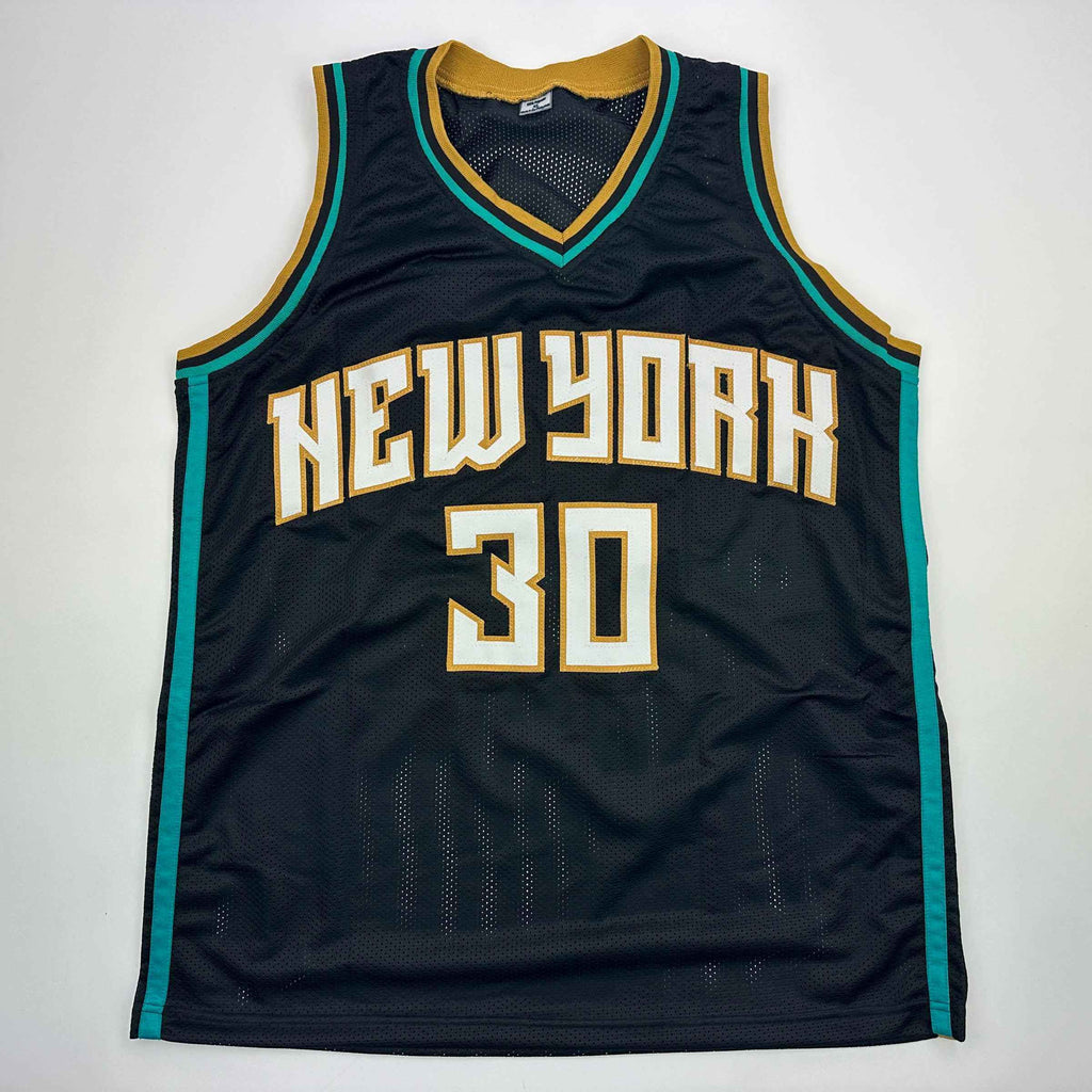 Autographed/Signed Breanna Stewart New York Black Basketball Jersey JSA COA