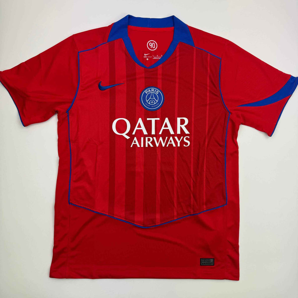 Autographed/Signed Vitinha PSG Paris Saint Germain Red Soccer Futbol Jersey Beckett BAS COA