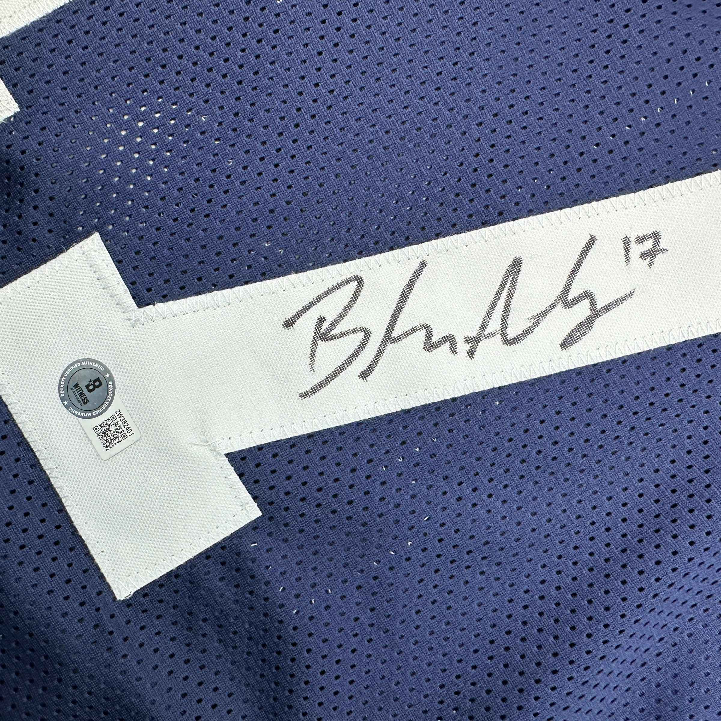 Autographed/Signed Brandon Aubrey Dallas Thanksgiving Day Football Jersey Beckett BAS COA