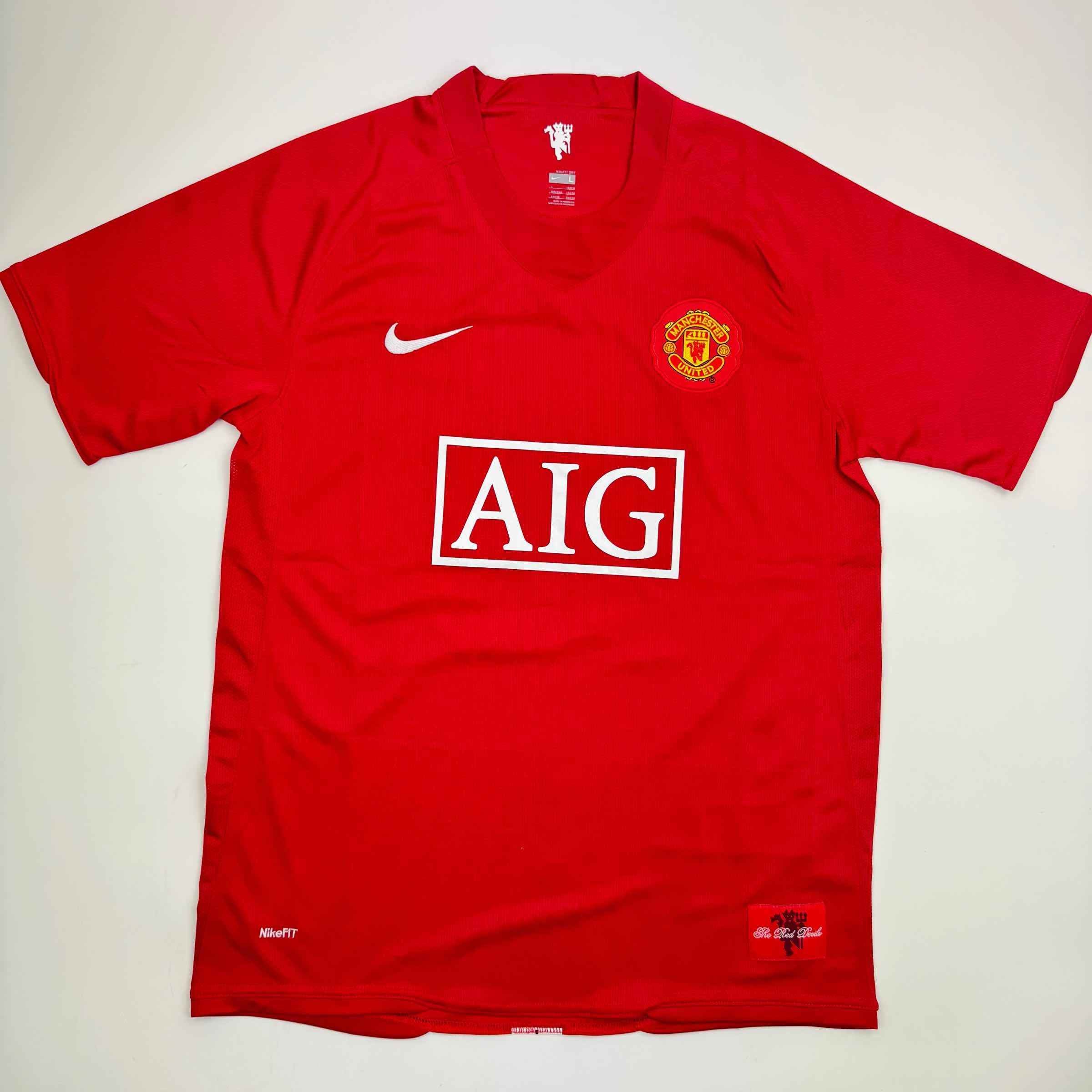 Autographed/Signed Carlos Tevez Manchester United Red Soccer Jersey Beckett BAS COA