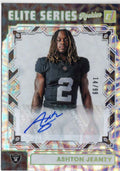 2025 Panini Donruss Ashton Jeanty #ESRAJY Elite Series Rookies Auto /99 Las Vegas Raiders Rookie RC Football Card