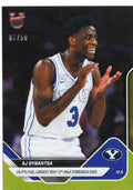 2025 Topps Bowman U Now AJ Dybantsa #28 Gold Foil /50 BYU Cougars Rookie RC Basketball Card