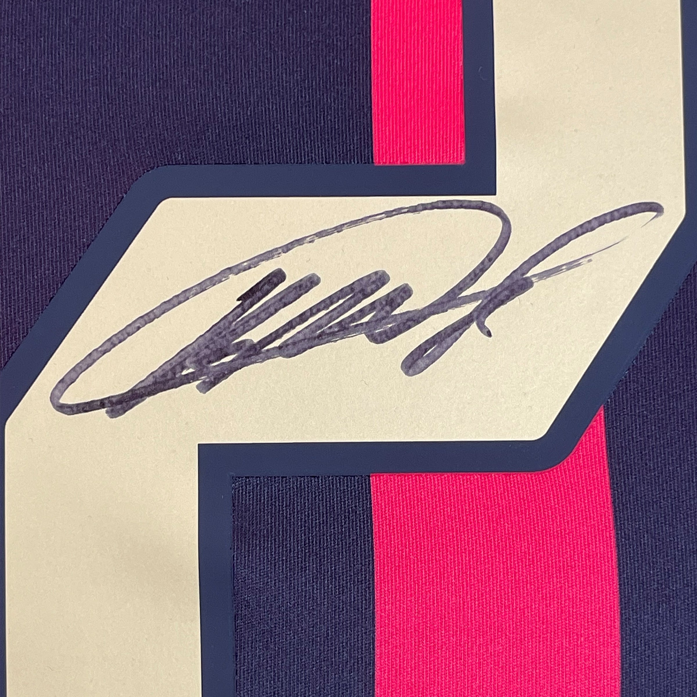 Framed Autographed/Signed Ricardo Kaka 35x39 AC Milan Black/Red Soccer Futbol Jersey Beckett BAS COA