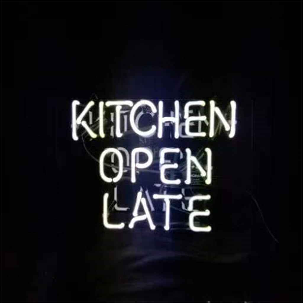 Kitchen Open Late Neon Signs