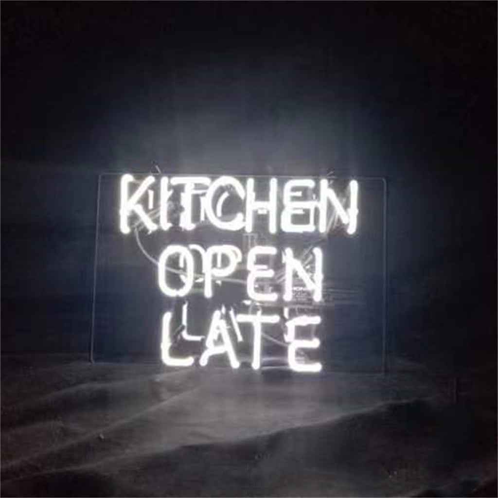 Kitchen Open Late Neon Signs