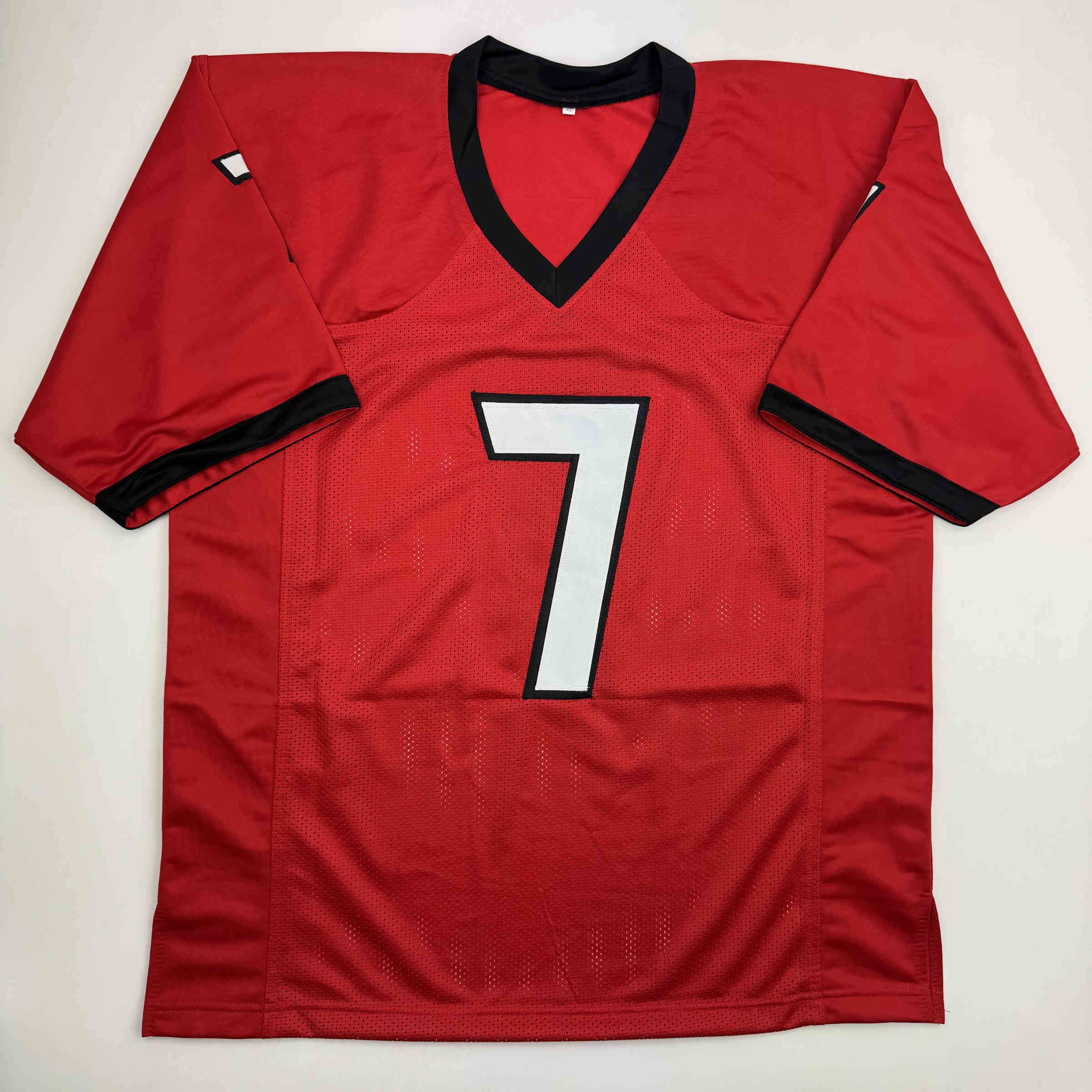 Autographed/Signed D'Andre Swift Georgia Red College Football Jersey Beckett BAS COA