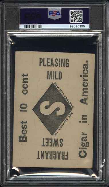 Graded 1889 N526 Diamond S Cigars M.J. Madden Baseball Tobacco Card PSA AUTHENTIC