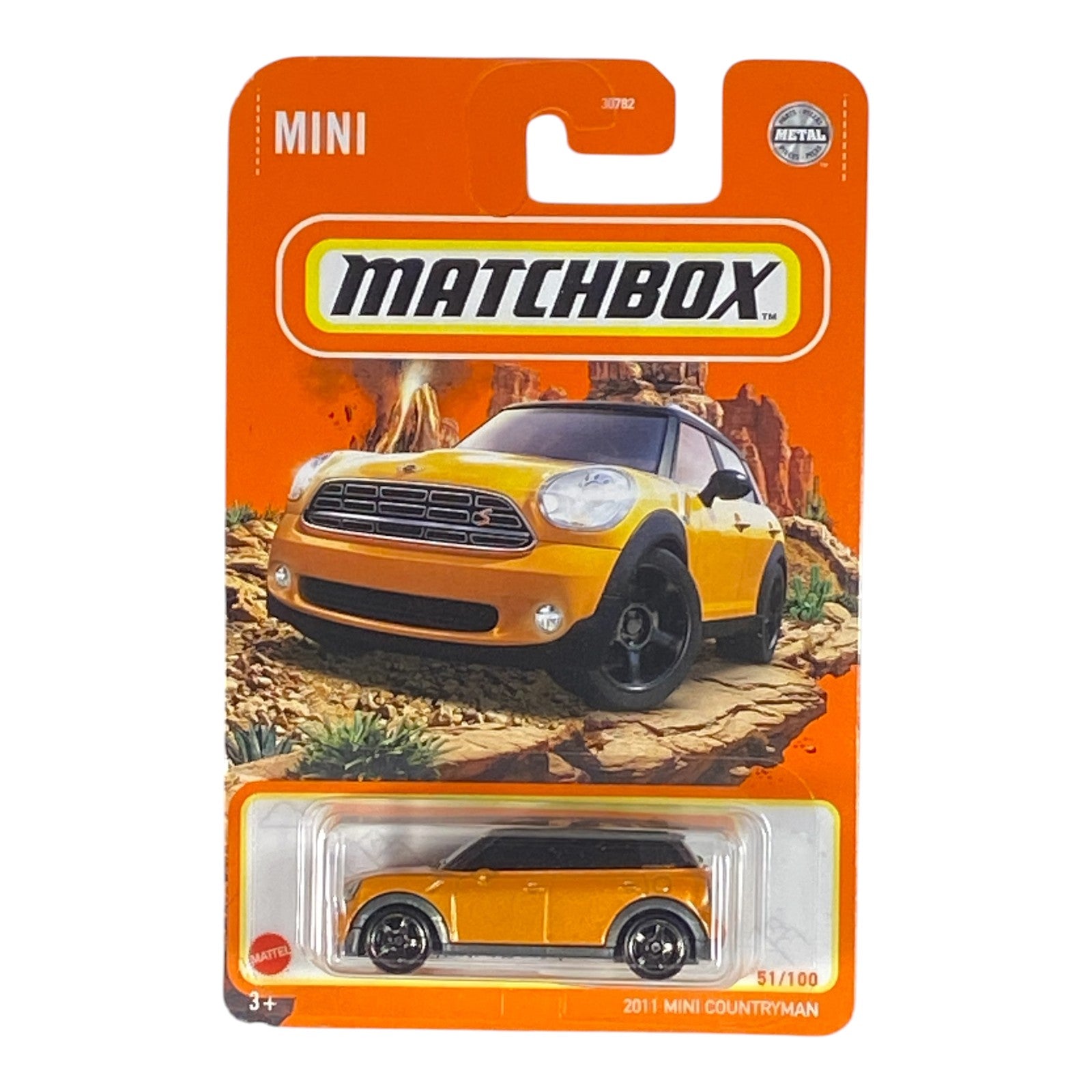 Orange Matchbox 2011 Mini Countryman 51/100