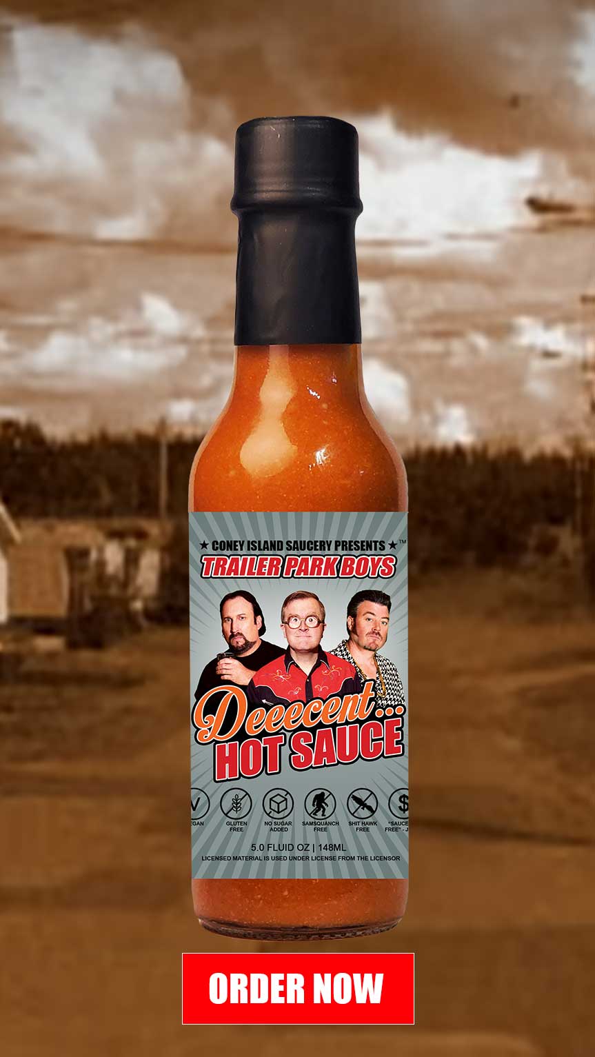 Trailer Park Boys Deeecent Hot Sauce – Louisiana Garlic 5oz