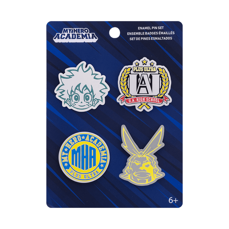 My Hero Academia 4-Pack Pin Set