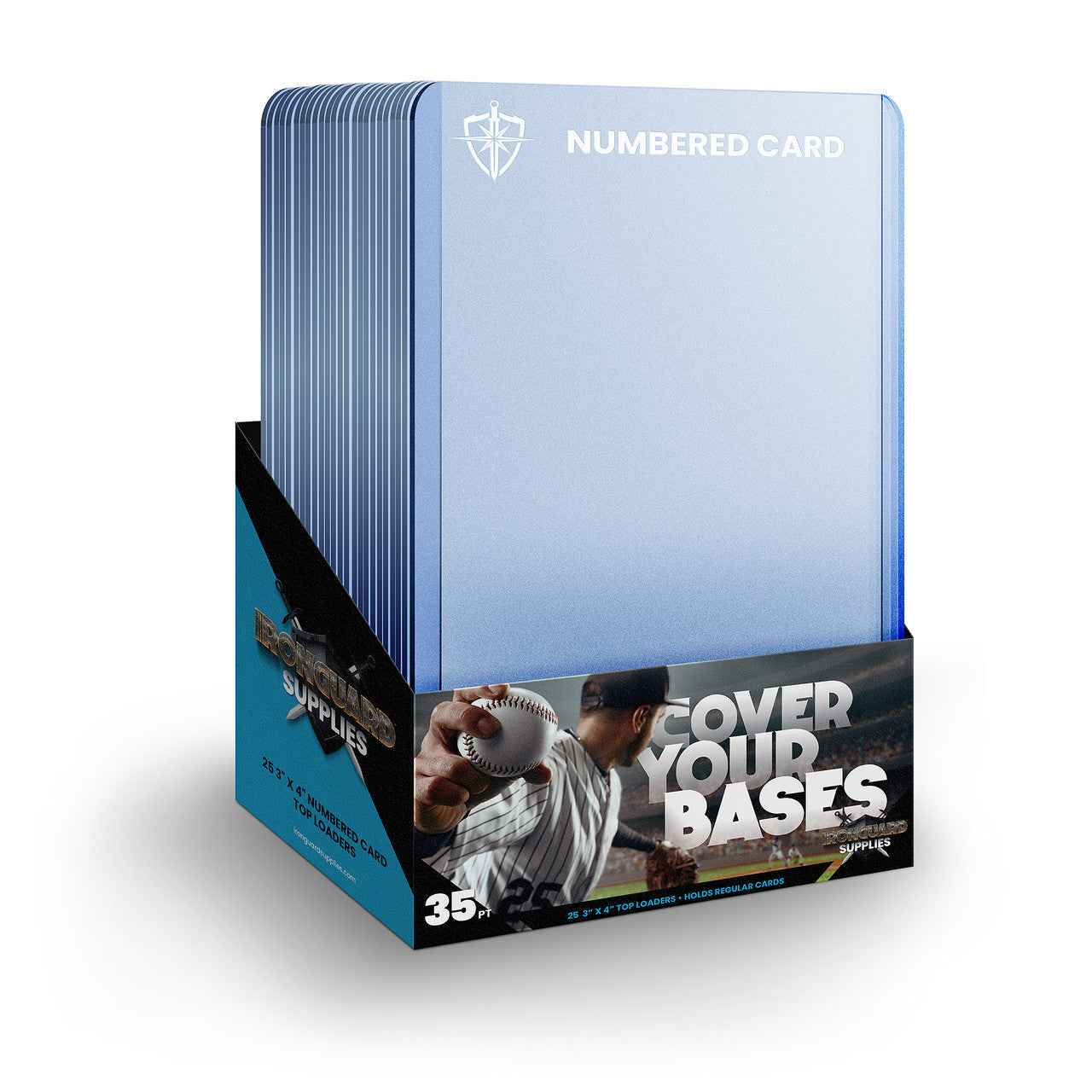 Sports Toploader - Numbered Card - 35pt