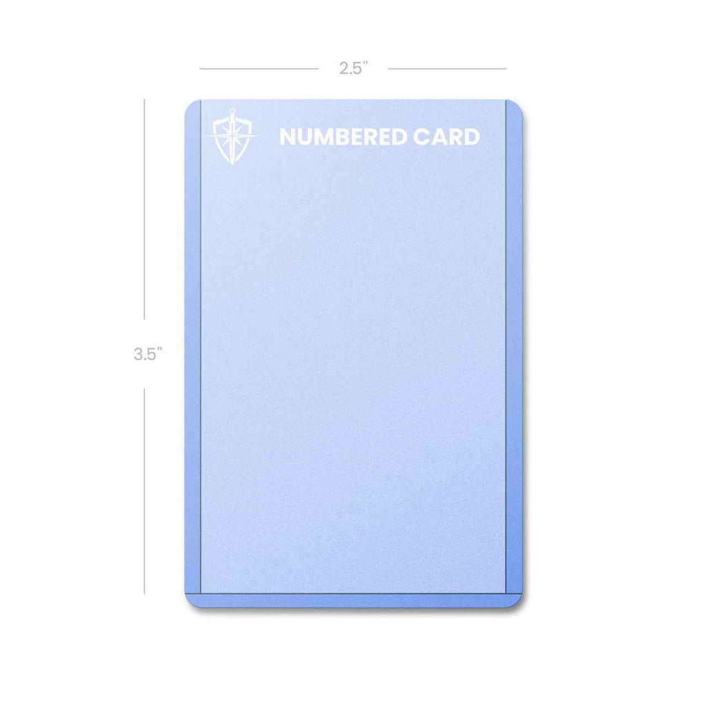 Sports Toploader - Numbered Card - 35pt