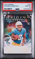 Graded 2025 Panini Origins Omarion Hampton #134 Rookie RC Football Card PSA 10 Gem Mint